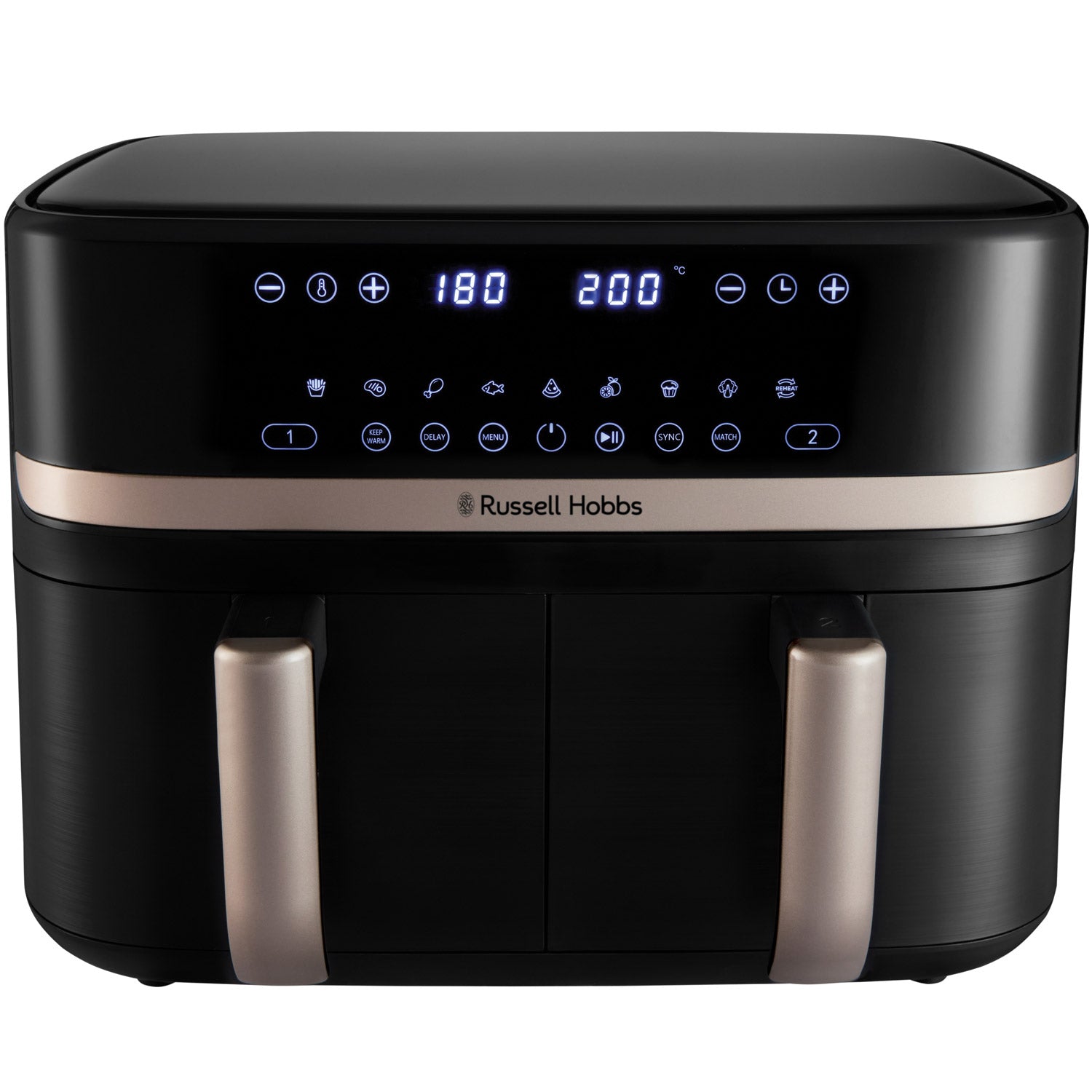 Russell Hobbs Airfryer 27680-56/RH Satisfry Dual Basket Air Fry-Scandikitchen